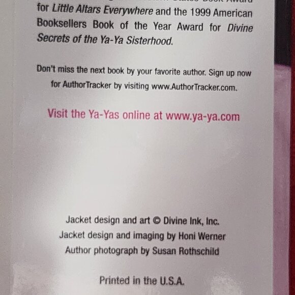 Ya-Ya's In Bloom by New York Times Best Selling Author Rebecca Wells Hardback - Picture 13 of 16